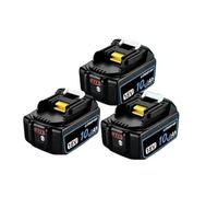 Batterie For Outils Électriques 18V 8Ah/10Ah/12Ah, Compatible For Makita, Batterie 18V DGA404 DTW700 DHR202 DJV182 DDF487 DTD172 DHP489(3PCS 10.0Ah)