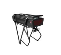 Batterie for Vélo Électrique avec Porte-Bagages Arrière, 36V,12,5Ah,15Ah,18Ah,20Ah,23Ah,25Ah Ou 30Ah, Compatible avec Les Moteurs De VTT De 50 À 1000W Compatible avec Les Porte-Bagages(36v23ah)