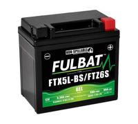 Batterie Fulbat lead_calcium Motocyclette SLA GEL FTX5L-BS GEL 12 V 5.3 AH