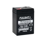 Batterie FULBAT AGM plomb Etanche FP6-4.5 (T1) 6 volts 4,5 Amps