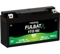 Fulbat Batterie moto FT12-10Z Gel 12 V 10,5 Ah 180 A