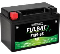 Batterie FULBAT FUL GEL - FTX9-BS / YTX9-BS (Gel, sans entretien)