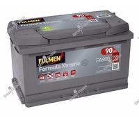 Exide Batterie de démarrage pour voiture Fulmen FA900 12 V 90 Ah 720 A 315×175×190 mm