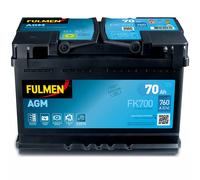 BATTERIE FULMEN START STOP AGM FK700 12V 70AH 760A
