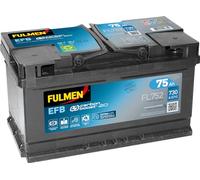 Batterie Fulmen Start-Stop EFB 75Ah/730A (FL752)