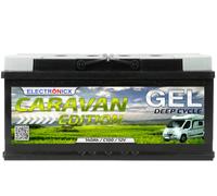 Batterie GEL 12V 140Ah Décharge Lente - Batterie Sans Entretien pour Camping-Car, Voiture, Bateau, Jardin, Systèmes Solaires et Off-Grid - Batterie Énergie Electronicx Caravan Edition