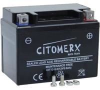 Batterie gel 12V 5Ah pour scooter 50cc - YB4L-B, YTX4L-BS, YT4L-B - Citomerx "k