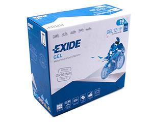Batterie gel - 707.26.550 - EXIDE GEL G19