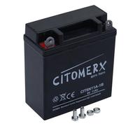 Batterie gel CIT 6N11A-1B, 6V/11 AH, +pôle gauche, DIN 01214 adaptée à BMW Heinkel Hercules Moto Guzzi MZ Zündapp