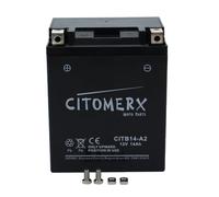 Batterie gel CIT YB14-A2, 12 V 14 Ah, pôle positif à gauche, DIN 51412