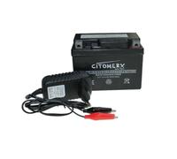 Batterie gel CIT YB4L-B, 12 V 5 Ah, pôle positif à droite, DIN 50411LV + chargeur