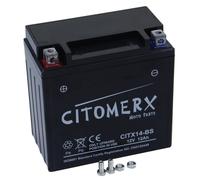 Batterie gel CIT YTX14 , 12 V 12 Ah, pôle positif à gauche, DIN 51214