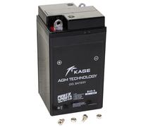 Batterie Gel KAGE B49-6 6Volt pour BMW R 25 67 69 S 50 51 R25 R67 R69 R50