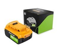 Batterie Green Cell 18V 5Ah Li-ION pour Outils Électroportatifs DeWalt XR - Remplacement de Haute Qualité, Performant et Fiable DCB182 DCB184, avec Indicateur de Charge LED