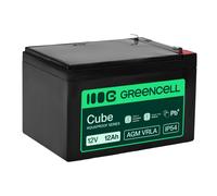 Batterie Green Cell AGM12V12AH-H Sealed Lead Acid VRLA 12V 12Ah pour onduleur 151x98.5mm 3.3kg
