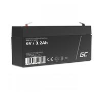 Batterie Green Cell AGM14 VRLA 6V 3.2Ah Sealed Lead Acid 650g 35x61mm
