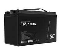 GreenCell Batterie plomb‑acide AGM VRLA 12V 100Ah – Gel pour UPS et alimentation de secours