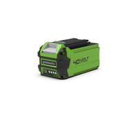 Greenworks Batterie G40B2 40V Li‑Ion 2Ah – Charge rapide, LED 3 niveaux, Garantie 2 ans