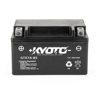 KYOTO Batterie YTX7A-BS SLA-AGM pour moto 12V 6Ah sans entretien prête à l'emploi