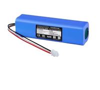 Batterie H18650CH-4S2P 14,8 V 5200 mAh Compatible avec l'aspirateur Robot Lydsto R1 Pro(6500mAh)