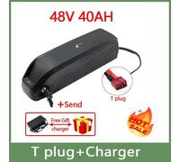 Batterie Hailong 36V 48V 20AH 30Ah 40Ah pour moteur Bafang BBS02 BBS03 BBSHD. Livraison de la batterie Hailong sous 10 à 25 jours. 48V XT60-plug-40AH