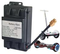 Batterie Hoverboard 36V 2Ah 3Ah 4Ah 5,2Ah 6Ah Batterie De Remplacement 36V pour Scooters Électriques/Balançoires Électriques, Moteur 72 Wh - 230,4 Wh 36v2.4ah