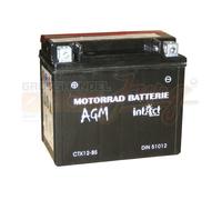Batterie INTACT Bike Power CTX 12-BS, sans entretien avec pack d'acide