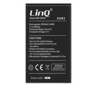 Batterie interne pour Wiko Kar 3 Capacité 1600mAh LinQ Noir