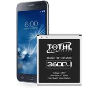 Batterie J3 3600mAh, Batterie Li-ION de Remplacement Haute Capacité pour Samsung Galaxy J3 2016 J320A J320V EB-BG530BBU EB-BG530BBE J5-G530P Galaxy J5 J500 F Grand Prime EB-BG531BBE