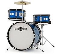 Batterie Junior 3 Fûts par Gear4music, Bleu