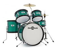 Batterie Junior 5 Fûts par Gear4music, Vert