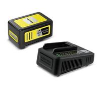 Batterie KARCHER Power 18V/5Ah avec chargeur secteur - Ecran LCD et grips antidérapants