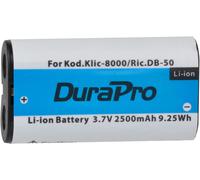 Batterie KLIC-8000 KLIC8000 2500 mAh pour Kodak Easyshare Zx1, Z612 Zoom, Z885, Z812 is, Z1012 is, Z1085 is, Z1015 is, Z1485 is, Z8612 is, Z712 is