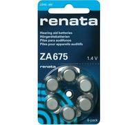 BATTERIE KNOPFZELLE ZINK-LUFT ZA675, 6ER