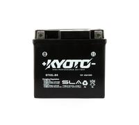 Batterie Kyoto pour Moto Honda 125 Cg W 1998 à 2000 YTX5L-BS / 12V 4Ah
