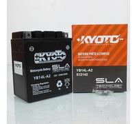 Batterie Kyoto pour Scooter Peugeot 125 Satelis compressor 2006 à 2011 YB14L-A2 SLA / 12V 14Ah Neuf
