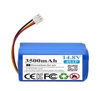 Batterie Li-ion 14,4 V/14,8 V 3,5 Ah 4S1P, Compatible Avec Les Aspirateurs Robots Liectroux C30B XR500 E30, Proscenic 800T 830P 820P 820T 820S(14.4v 3500mAh 1pcs)