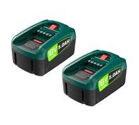 Batterie Li-Ion 18V 5,0Ah Compatible Avec Bosch PBA PSB PSR, Compatible Avec Gardena P4A Et GLORIA 18V Power For All, Outils Maison Et Jardin Sans Fil(2 Battery 5000 mAh)