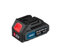 Batterie Li-ion 20 V 2,0 Ah 2,0 A - Batterie Li-ion rechargeable avec fonction d'équilibrage de cellules - Compatible avec tronçonneuse JOVANT de 15,2 cm - Élagueuse (1 pièce)