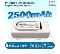 Batterie Li-ion 21.6V 2500mAh type PF082ULK Pour Roborock H60 Hub Pro