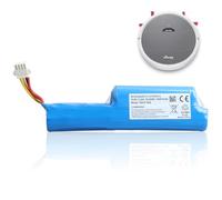 Batterie Li-Ion 2600 mAh compatible avec Vileda VR 102, VR One, VR 201 PetPro, VR 303, remplace 0769-03, 18650-AA, 10,8 V, 28,08 Wh