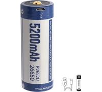 batterie Li-Ion 26650 de 5200mAh 3,7V protégée par PCB avec capacité de charge USB