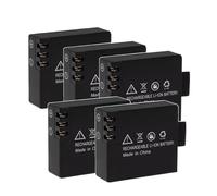 Batterie Li-ION 3,7 V 900 MAh Rechargeable for Caméra d'action Wi-FI - Compatible avec SJCAM SJ4000 SJ5000 SJ6000(5PCS)