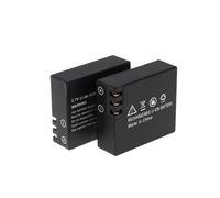 Batterie Li-ION 3,7 V 900 MAh Rechargeable for Caméra d'action Wi-FI - Compatible avec SJCAM SJ4000 SJ5000 SJ6000(2PCS)