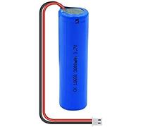 Batterie Li-ION 3.7v 3800mah 18650, Batterie Rechargeable avec Prise Xh 2p + Câble Bricolage,1 PCS