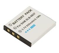 Batterie Li-ion 3.7V Appareil Photo Samsung Digimax 850mAh Compatible SLB-0837 Avizar Blanc Blanc