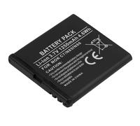 Batterie Li-ion 3.7V pour Téléphone Nokia C7 N85 N86 1250mAh Noir