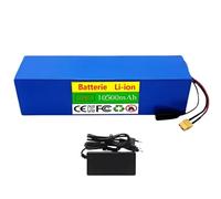 Batterie Li-ion 52V 10,5Ah 14S3P 10500mAh XT60-DC pour Vélo Électrique, Trottinette & Tricycle - BMS 30A (60A pic), Compatible Chargeur 58,8V, pour moteurs 100-1500 W