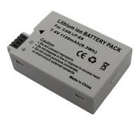 Batterie Li-ion 7.4V pour Appareil Photo Canon EOS 1120mAh Compatible LP-E8 Avizar Blanc Blanc