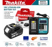 Batterie Li-ion authentique 6Ah pour outils électriques Makita BL1860 18V, remplacement LXT BL1850 BL1840 pour tournevis 18V avec BMS TPCELL 6.0Ah X1 Charger X1